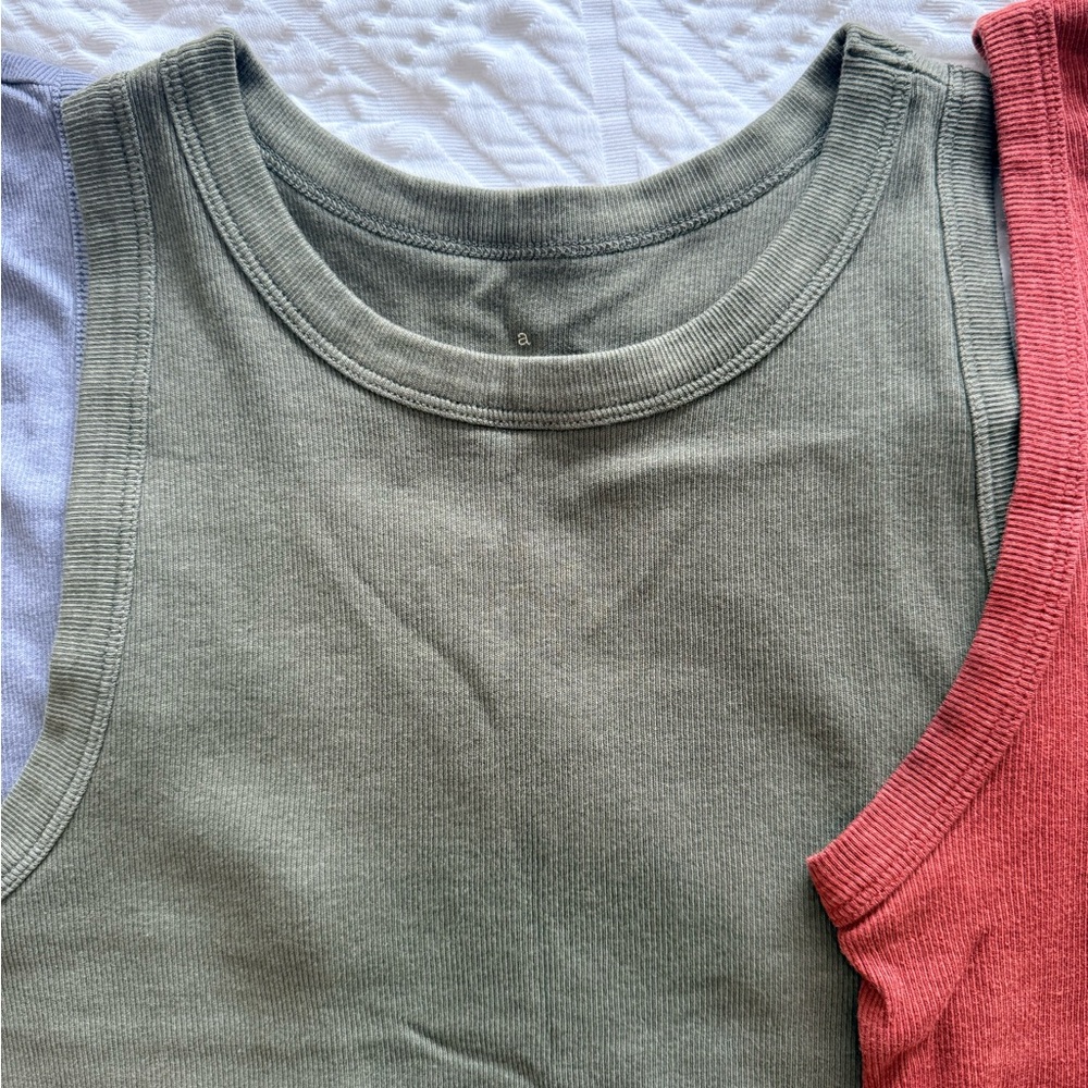 Target A New Day Women's Ribbed Tank Top - Lot of 6 - Picture 5 of 7
